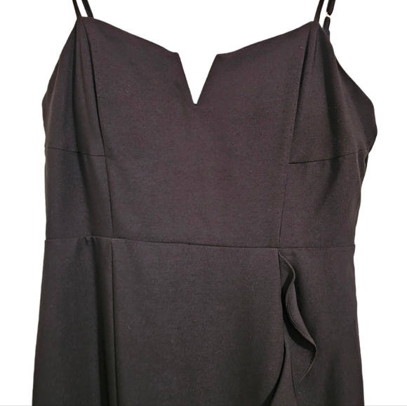 Shelli Segal black flutter cocktail party dress NWT size 12 - Picture 2 of 11